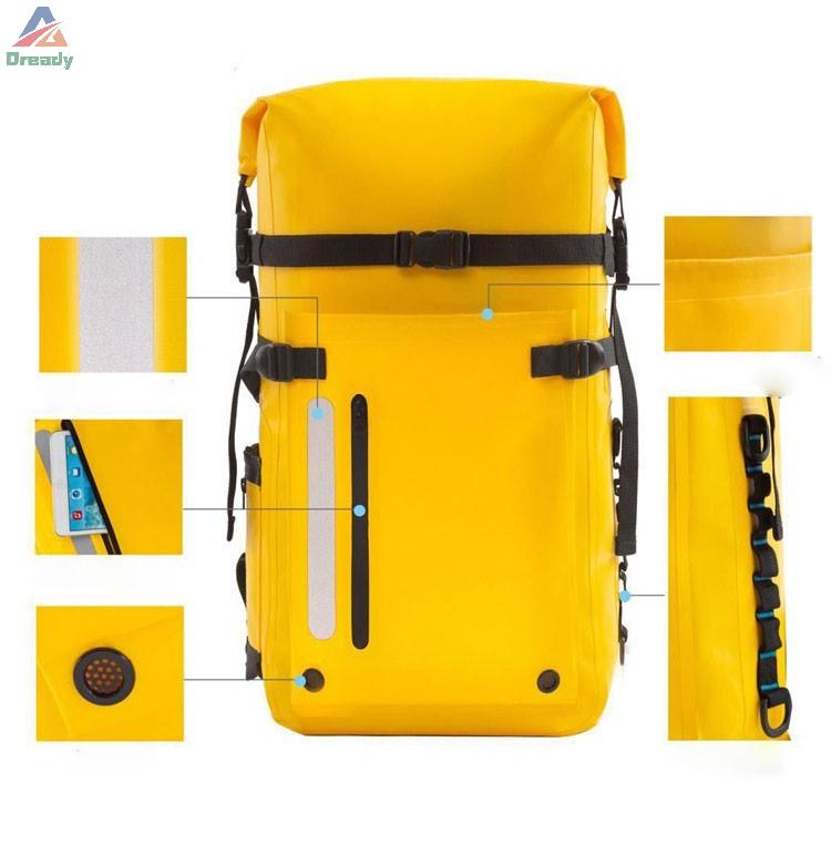 30L Waterproof Dry Backpack Clasic PVC Dry Bag Large Capacity Wet Diving Backpack