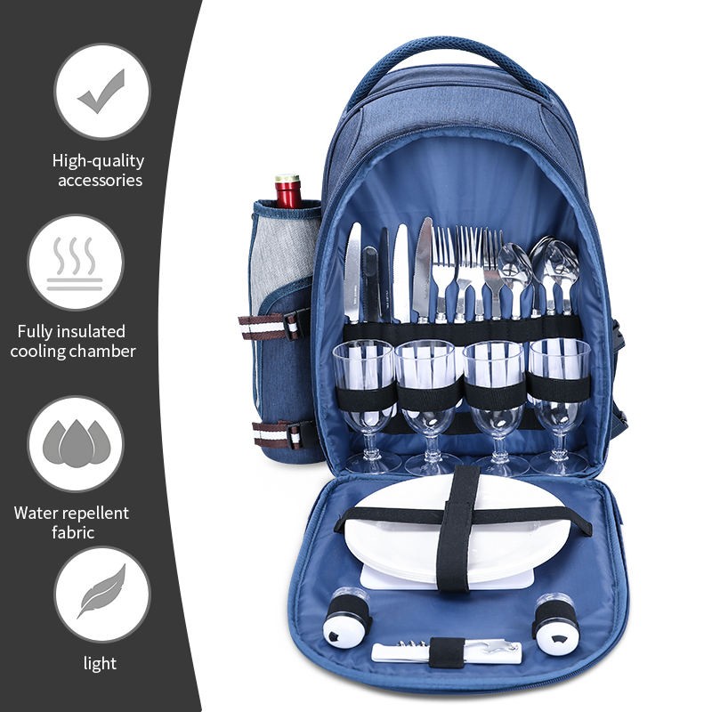 Custom Family Travel Outdoor Camping Insulated Waterproof Pouch Picnic Cooler Bag Backpack 