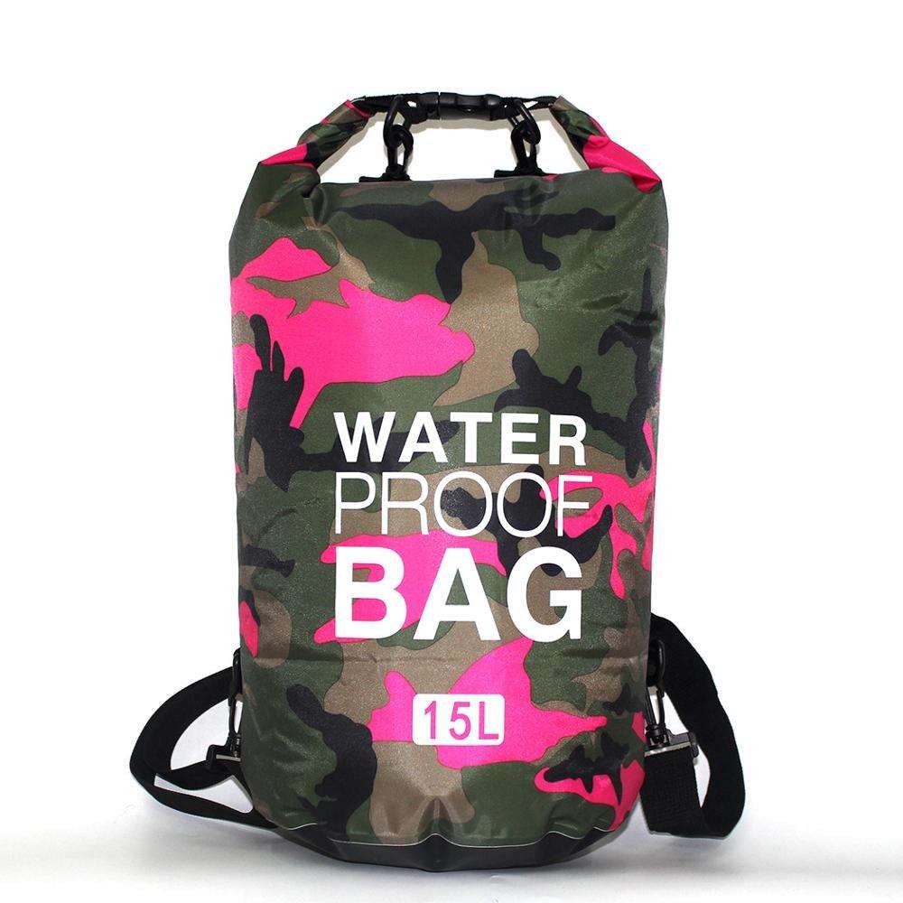 Outdoor Wholesale Ocean Pack 5L 10l 15L 20L Floating Boating Fishing Swimming 500D PVC Ocean Pack Waterproof Dry Bag