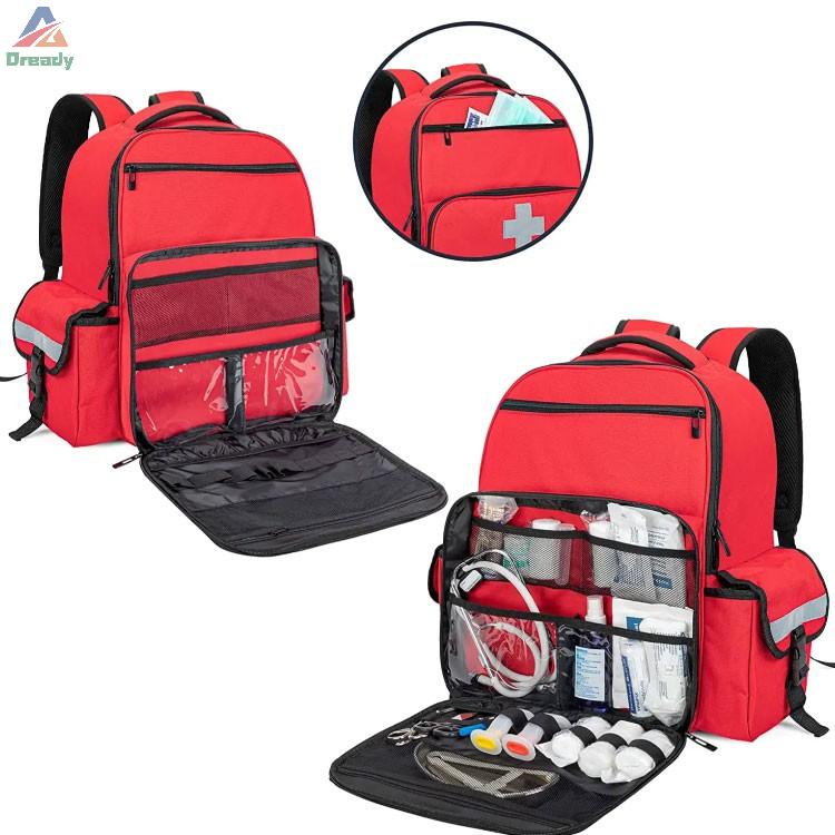 Emergency Medical Backpack Empty, First Responder EMT Bag for EMS