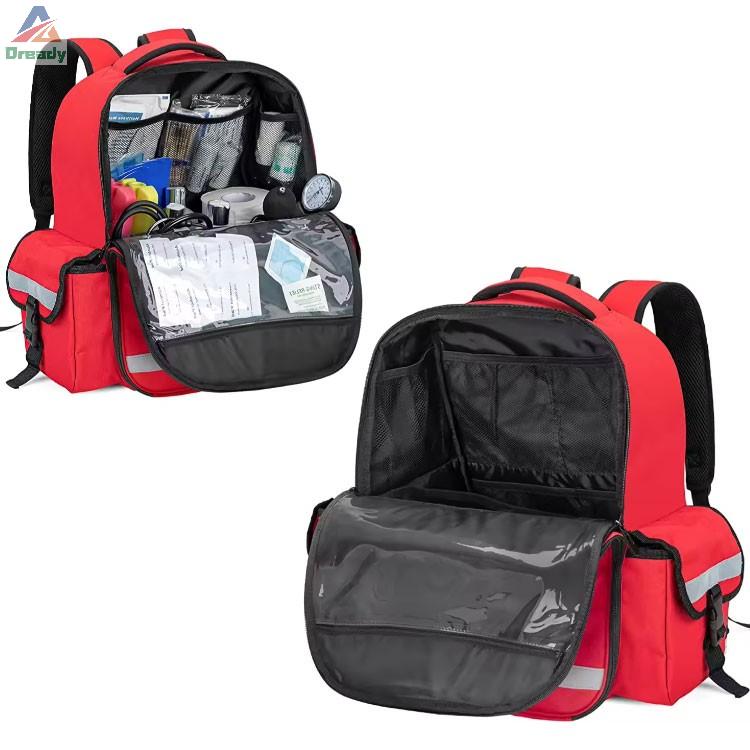 Emergency Medical Backpack Empty, First Responder EMT Bag for EMS