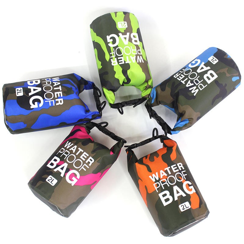 2l 5l 10l 15l 20l 30l Boating Floating Hiking Kayak Pvc Outdoor Water Sports Ocean Pack Waterproof Dry Bag   Camouflage Waterproof Dry Bag