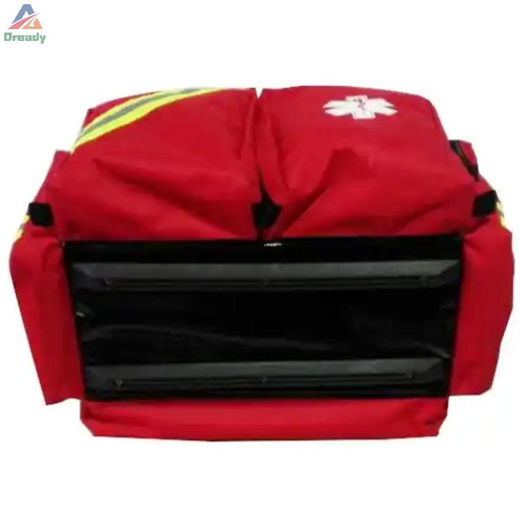 The most Cost-effective First Aid Deluxe Medical Oxygen Bag - Fully Padded with Shoulder Straps and Yellow Trim