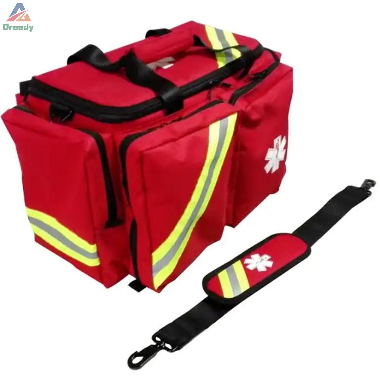 The most Cost-effective First Aid Deluxe Medical Oxygen Bag - Fully Padded with Shoulder Straps and Yellow Trim