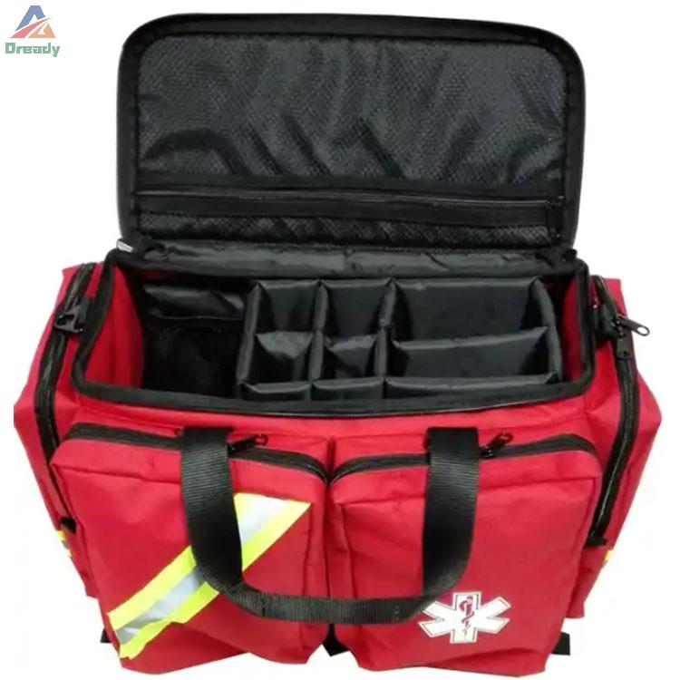 The most Cost-effective First Aid Deluxe Medical Oxygen Bag - Fully Padded with Shoulder Straps and Yellow Trim