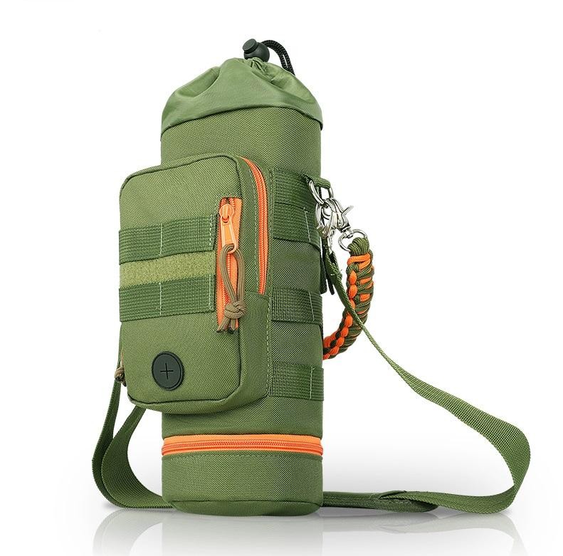 High Quality Insulated Water Bottle Holder With Shoulder Strap Water Bottle Carrier Bag 