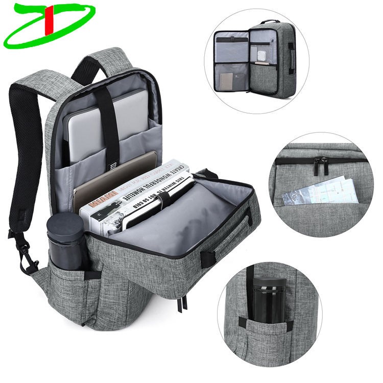 travel men computer case custom business backpack table pc laptop bag with charging port