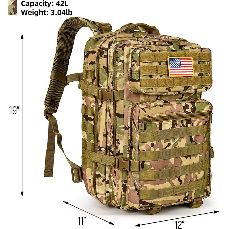  2023 Higher Quality Hot Sale 900d Oxford Military Tactical 45l Backpack Combat Backpack Trekking Bag 