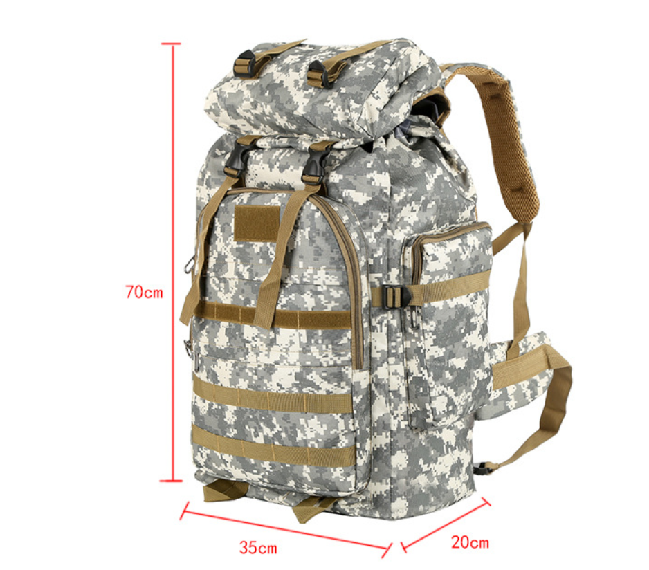 Hot 40l Mountaineer Travelers Tactical Hiking Backpack Tactical Outdoor Sports Waterproof Backpack Bag For Man 