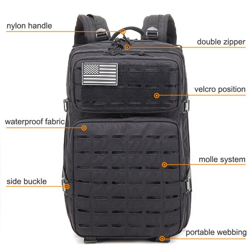 New Hot Sale Outdoor Sports Gym Trekking Hunting Hiking Molle Camouflage Military Tactical Backpack Bags 