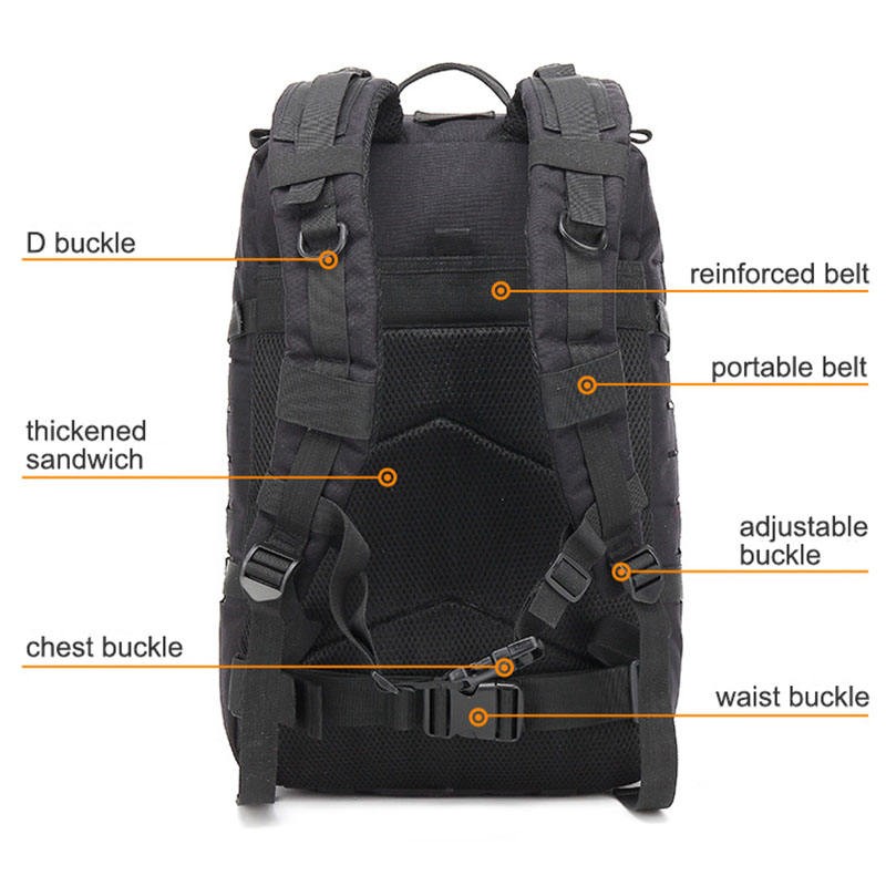 New Hot Sale Outdoor Sports Gym Trekking Hunting Hiking Molle Camouflage Military Tactical Backpack Bags 