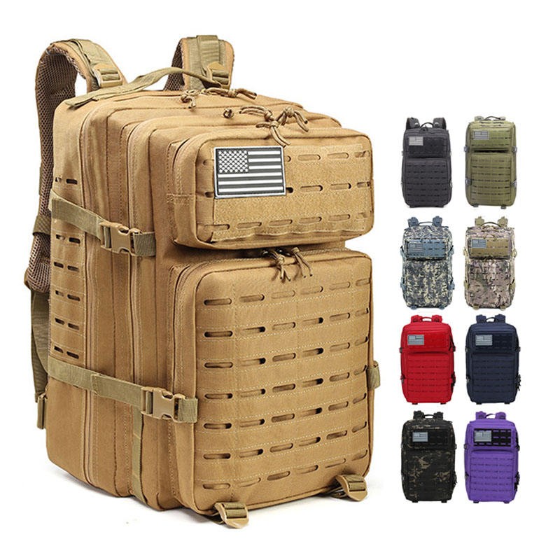 New Hot Sale Outdoor Sports Gym Trekking Hunting Hiking Molle Camouflage Military Tactical Backpack Bags 