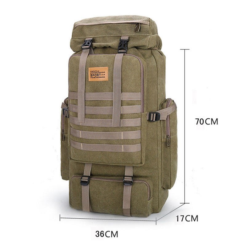 2023Fast Delivery Large Capacity hiking backpack Outdoor Camping Travel Bag Waterproof Military backpack