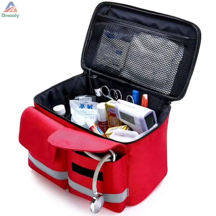 High Quality Waterproof EMT Emergency Trauma Empty First Aid Medical Bag With Multiple Compartments