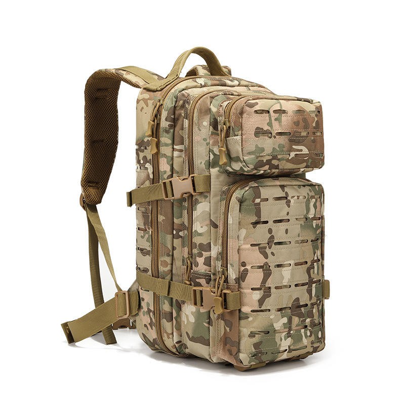 New outdoor 3P tactical backpack multi-functional large capacity camouflage backpack men's wilderness mountaineering backpack